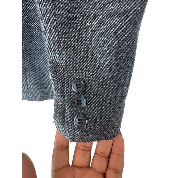 Vintage Light Academia Schoolgirl Preppy Academia Oversized Wool Blazer Size 10 - Picture 6 of 13